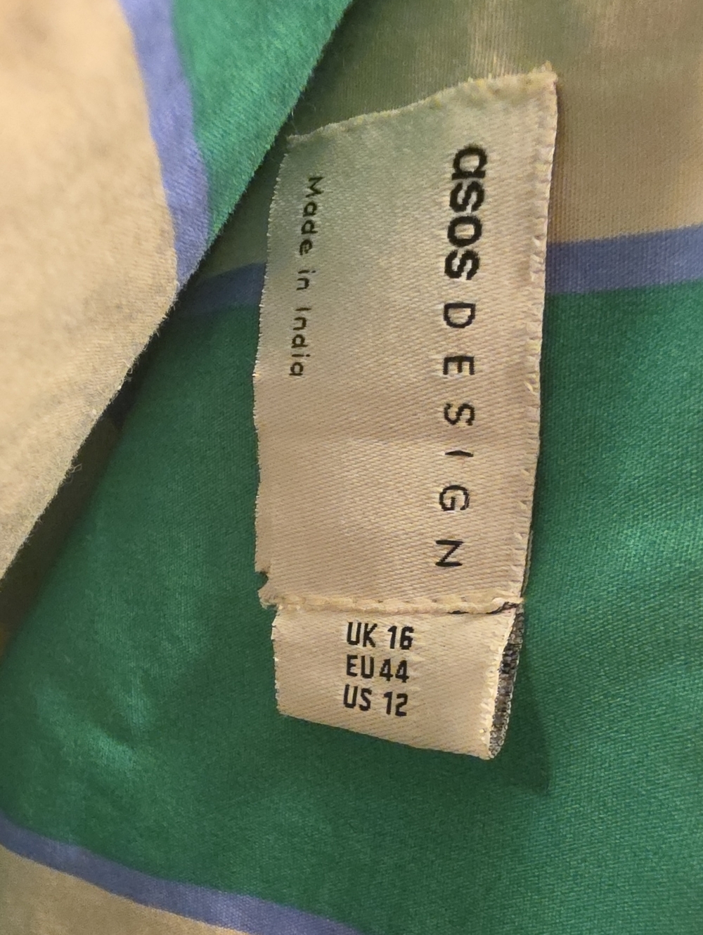 Asos Basque Waist Striped Midi Skirt - Picture 3 of 11